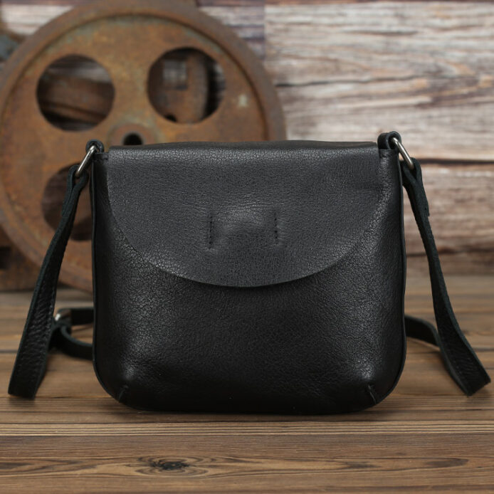 Vintage Leather Crossbody Bag