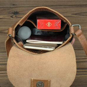 Vintage Leather Crossbody Bag