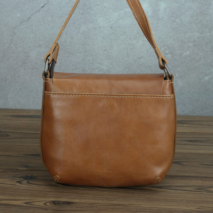 Vintage Leather Crossbody Bag