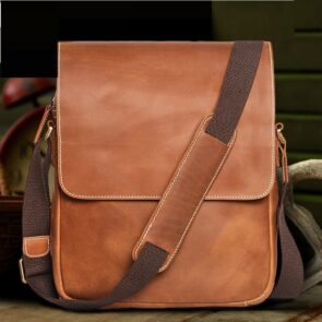 Men's Leather Side Bag