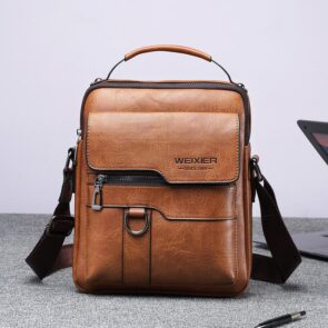 Vertical Crossbody Tablet Bag