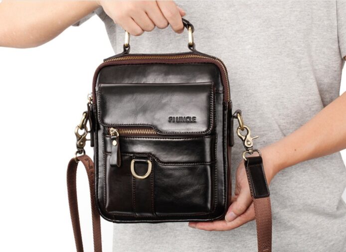 Vertical Crossbody ipad Bag