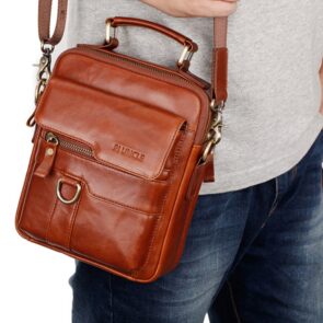 Vertical Crossbody ipad Bag