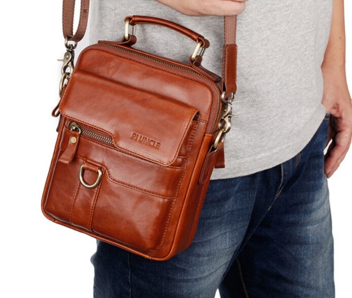 Vertical Crossbody ipad Bag