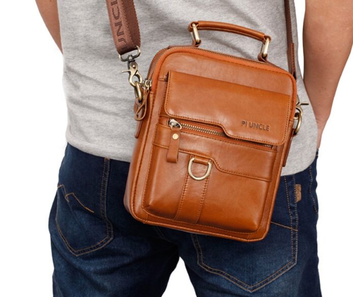 Vertical Crossbody ipad Bag