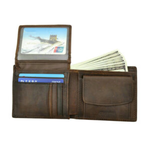 Men's Wallet With Coin Pocket