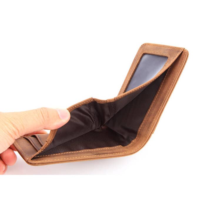 Men's Leather Wallet With RFID Protection