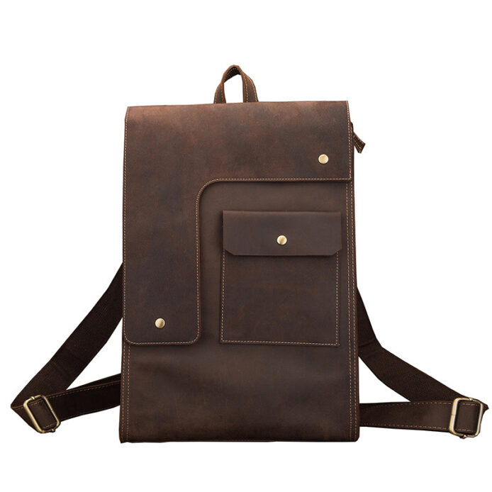 Vertical Crossbody Laptop Bag