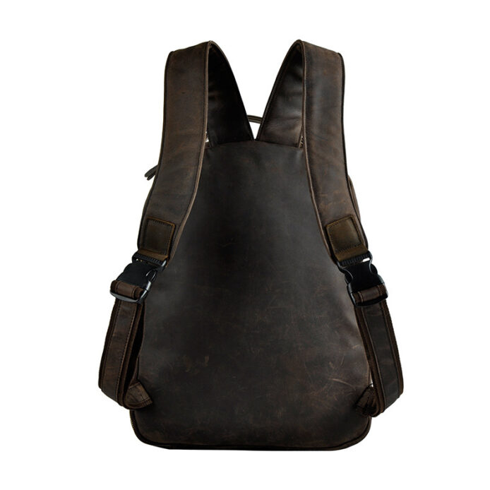 Men's Leather Laptop Backpack