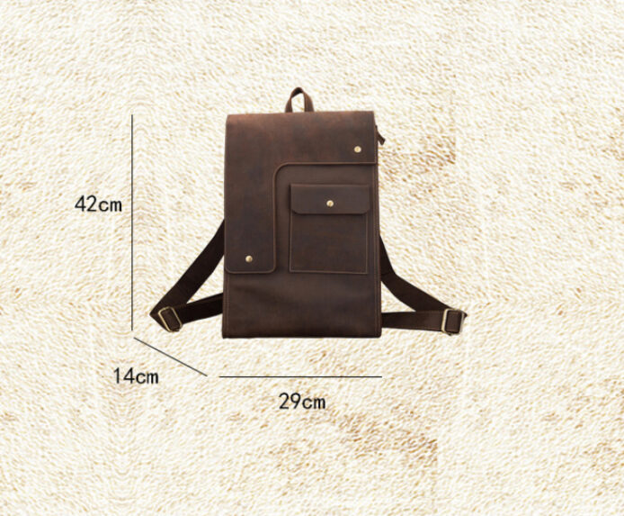 Vertical Crossbody Laptop Bag