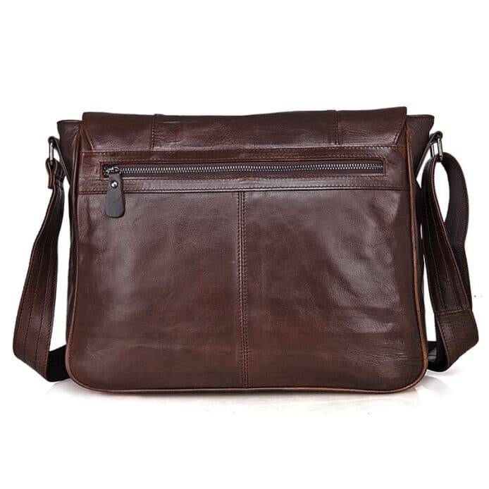 Styled Leather Satchel For Men - Image 2