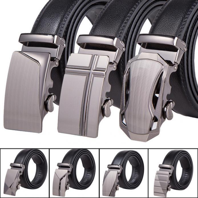 Styled Leather Automatic Buckle Belt